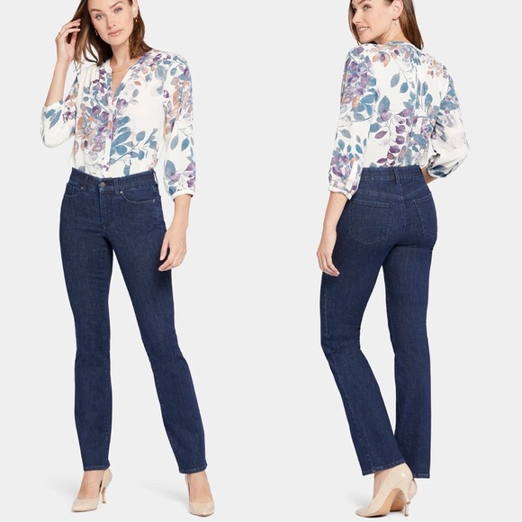 NYDJ Waist Match Marilyn Straight Jeans in Inspire PXXS - Picture 1 of 8